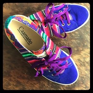 Caamano colorful ladies shoes size10